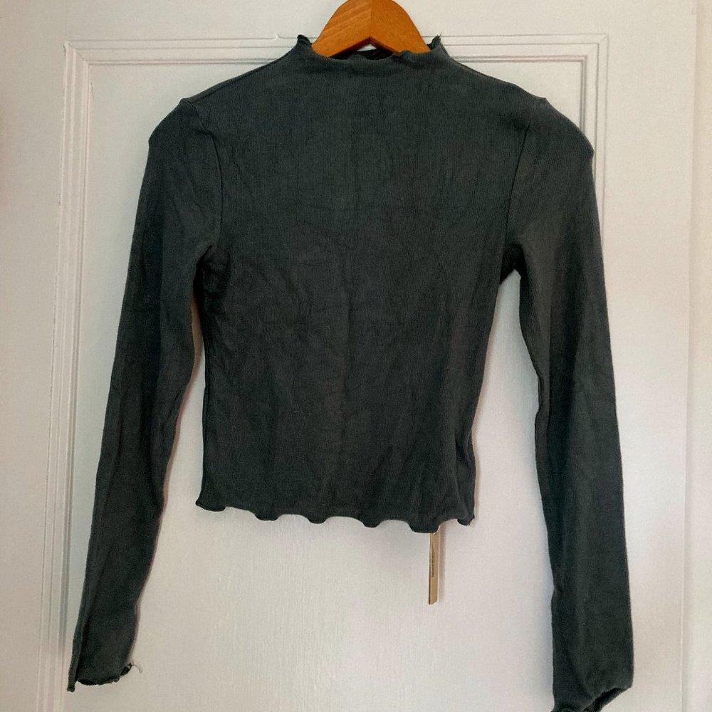 OGL knit sweater top Forest Green Size S